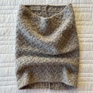 Aran Sweater Market Merino Wool Snood Scarf Wicker (Beige)